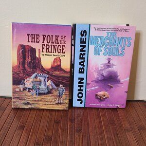 Two Scifi Novels - The Folk of the Fringe/The Merchant of Souls